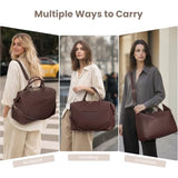 Diaper Bag Tote Convertible Vegan Leather Diaper Tote Backpack Diaper Mommy Bags Hospital Bag Work Totes
