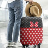 dicilly Luggage Cover Protector Suitcase Cover Fashion Suitcase Cover Baggage Covers Fit 29 - 32 Inch Luggage (Red Bow)
