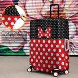 dicilly Luggage Cover Protector Suitcase Cover Fashion Suitcase Cover Baggage Covers Fit 29 - 32 Inch Luggage (Red Bow)