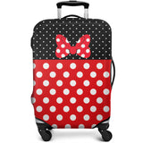 dicilly Luggage Cover Protector Suitcase Cover Fashion Suitcase Cover Baggage Covers Fit 29 - 32 Inch Luggage (Red Bow)