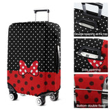 dicilly Luggage Covers for Suitcase Washable Red Bow Suitcase Cover Baggage Covers Fit 22 - 24 Inch Luggage