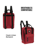 Dickies Brooklyn Mini Backpack, Small Backpack Purse for Men and Women, Travel Shoulder Book Bag (Bloodstone)