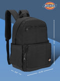 Dickies Journeyman Backpack with Classic Logo, Water Resistant Casual Daypack for Travel Work，Fits 15.6 Inch Notebook (Black)