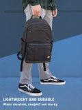 Dickies Journeyman Backpack with Classic Logo, Water Resistant Casual Daypack for Travel Work，Fits 15.6 Inch Notebook (Black)