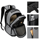 Dickies Large Laptop Backpack for Men and Women, Water Resistant College Computer Bag for School Travel Work, Fits 15.6 Inch Notebook (Charcoal)