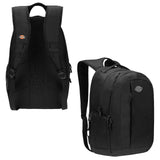 Dickies Large Laptop Backpack for Men Women, Water Resistant College Computer Bag for School Travel Work, Fits 15.6 Inch Notebook (Black)