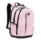 Dickies Large Laptop Backpack for Men Women, Water Resistant College Computer Bag for School Travel Work, Fits 15.6 Inch Notebook (Pink Rose)
