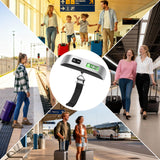 Digital Luggage Scale for Travel, Hanging Suitcase Weight Scale with High Accuracy ±0.35oz/10g, 110lb/50kg Capacity, Backlit Display, Auto - Lock, Portable Bag Scale to Prevent Overweight Fees