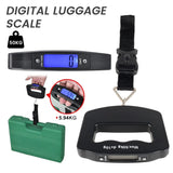 Digital Luggage Scales, 50kg/110lb Electronic Hanging Scales, Portable Digital Luggage Scale with Backlight Display, Handheld Style Suitcase Scales with Hook for Travel & Home Use