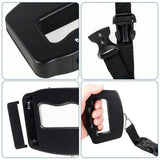 Digital Luggage Scales,110lb Electronic Hanging Scales, Portable Digital Luggage Scale with Backlight Digital Display Travel, Handheld Style Suitcase Scales with Hook for Travel Outdoor Home Use