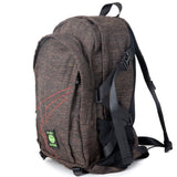 DIME BAGS Backpack For Travel & School, Durable Hempster Material, 9 Storage Compartments & 2 Side Bottle Pockets, Fits 17” Laptop, Adjustable Padded Straps, Hidden Internal Pocket (Earth)