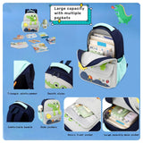 Dinosaur Backpack for Boys Bookbag for Toddler Kids 3 - 5 Boys School Bags Lightweight Preschool Backpack