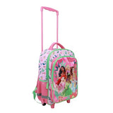 Disney 16" Princesses Girls Rolling Backpack with Adjustable Handle