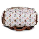 Disney Diaper Bag Backpack with Changing Pad Winnie the Pooh – 16” Nylon Baby Bag for Parents, Insulated Bottle Holders, Multiple Storage Pockets
