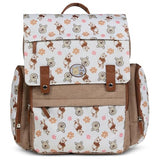 Disney Diaper Bag Backpack with Changing Pad Winnie the Pooh – 16” Nylon Baby Bag for Parents, Insulated Bottle Holders, Multiple Storage Pockets