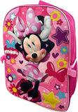 Disney Minnie Mouse 16 Inch Girl's Backpack With Removable Lunch Box Set (Minnie Always Active)