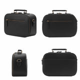Divvia Camera Sling Bag, Waterproof PU Leather Crossbody Camere Bag for Photographers, Small Shockproof Case with Removable Dividers for DSLR/SLR/Mirrorless, 4L Black