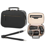 Divvia Camera Sling Bag, Waterproof PU Leather Crossbody Camere Bag for Photographers, Small Shockproof Case with Removable Dividers for DSLR/SLR/Mirrorless, 4L Black