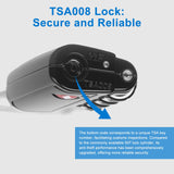 Diyife TSA Locks for Luggage, [2 Pack] [Security Upgrade] TSA Approved Luggage Locks with TSA008, Open Alert Indicator, 4 Digit Combination Small Round TSA Travel Lock for Suitcase, Bag, Backpack