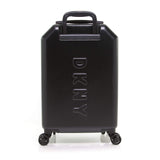 DKNY Chaos Hardside Spinner Luggage with TSA Lock, Black, 22 Inch