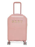 DKNY Unisex - Adult Metal Logo, Dark Rose, 21" Carry On