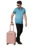 DKNY Unisex - Adult Metal Logo, Dark Rose, 21" Carry On