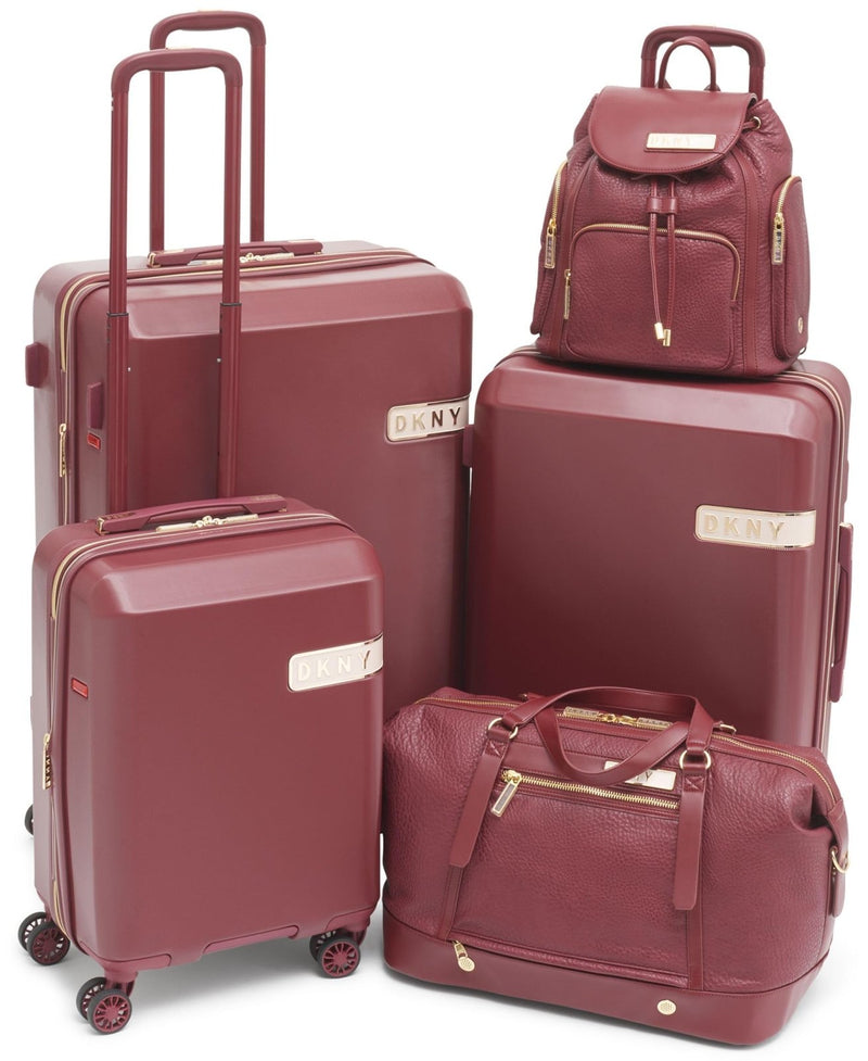 DKNY Unisex Luggage travel,Wine,13"