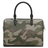 DKNY Womens Classic Paige Md Duffle Satchel, Camo/Black, Medium US