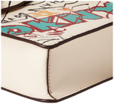 DKNY womens Dkny Elissa N/S Phone Crossbody, White Graffiti, One Size US