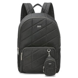 DKNY Women's Handbags BACKPACK,BLACK/SILVER,1SZ