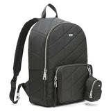 DKNY Women's Handbags BACKPACK,BLACK/SILVER,1SZ