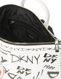 DKNY Women's Handbags Backpack,Optic White Multi,1SZ