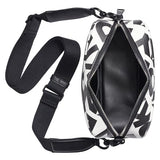 DKNY Women's Handbags Corssbody,Black/White,1sz