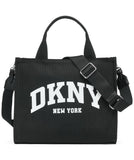 DKNY Women's Handbags Tote,black/silver,1sz