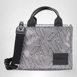 DKNY Women's Handbags Tote,Black/Silver,1SZ