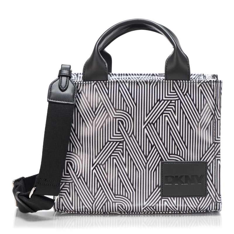 DKNY Women's Handbags Tote,Black/Silver,1SZ