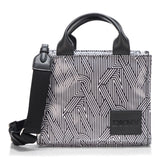 DKNY Women's Handbags Tote,Black/Silver,1SZ