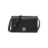 DKNY Women's Handbags Wallet,Black/Silver,OS