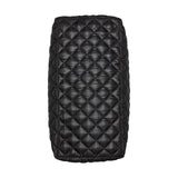 DKNY Women's Lyla Quilted Weekender Bag, Medium, Black/Black