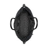 DKNY Women's Lyla Quilted Weekender Bag, Medium, Black/Black