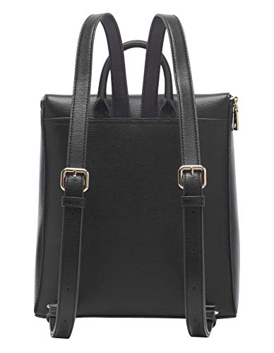 DKNY Women's Multipurpose Fashion Backpack Backpack, Black/Gold Bryant, One Size
