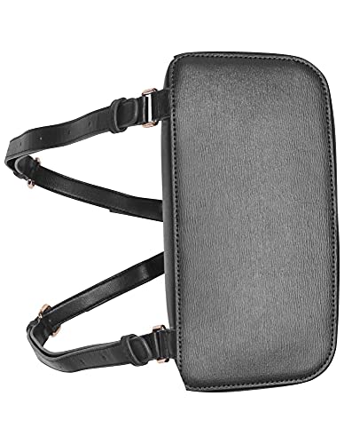 DKNY Womens Multipurpose Fashion Backpack, Black/Gold Bryant
