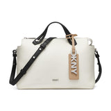 DKNY Women's Satchel, Marshmallow Combo, One Size