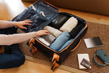 Dockers Seahorse Softside Expandable 8 - Wheel Spinner Travel Checked Luggage, 24 - Inch, Black