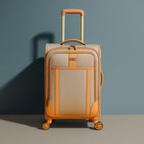 Dockers Seahorse Softside Expandable 8 - Wheel Spinner Travel Checked Luggage, 24 - Inch, New British Khaki