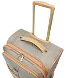 Dockers Seahorse Softside Expandable 8 - Wheel Spinner Travel Checked Luggage, 24 - Inch, New British Khaki