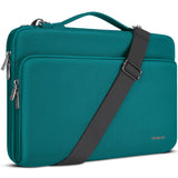 DOMISO 15.6 inch Laptop Case Sleeve Protective Cover Compatible with MacBook Pro 16 M4 M3 M2/Pro Max,15.6 - 16 inch HP Dell ASUS Lenovo Chromebook,Waterproof Computer Bag with Shoulder Strap,Turquoise