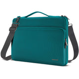 DOMISO 15.6 inch Laptop Case Sleeve Protective Cover Compatible with MacBook Pro 16 M4 M3 M2/Pro Max,15.6-16 inch HP Dell ASUS Lenovo Chromebook,Waterproof Computer Bag with Shoulder Strap,Turquoise