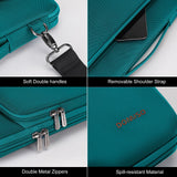DOMISO 15.6 inch Laptop Case Sleeve Protective Cover Compatible with MacBook Pro 16 M4 M3 M2/Pro Max,15.6 - 16 inch HP Dell ASUS Lenovo Chromebook,Waterproof Computer Bag with Shoulder Strap,Turquoise