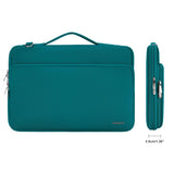 DOMISO 15.6 inch Laptop Case Sleeve Protective Cover Compatible with MacBook Pro 16 M4 M3 M2/Pro Max,15.6 - 16 inch HP Dell ASUS Lenovo Chromebook,Waterproof Computer Bag with Shoulder Strap,Turquoise